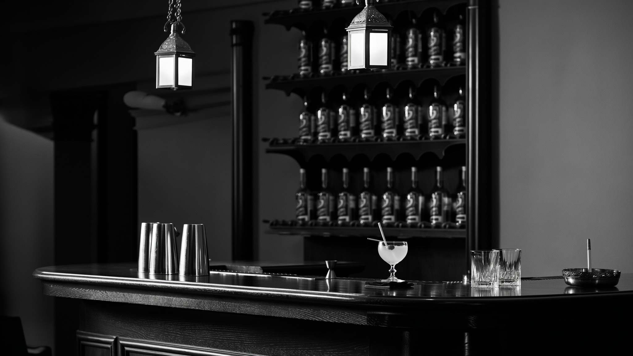 Bar Counter — Close-Up