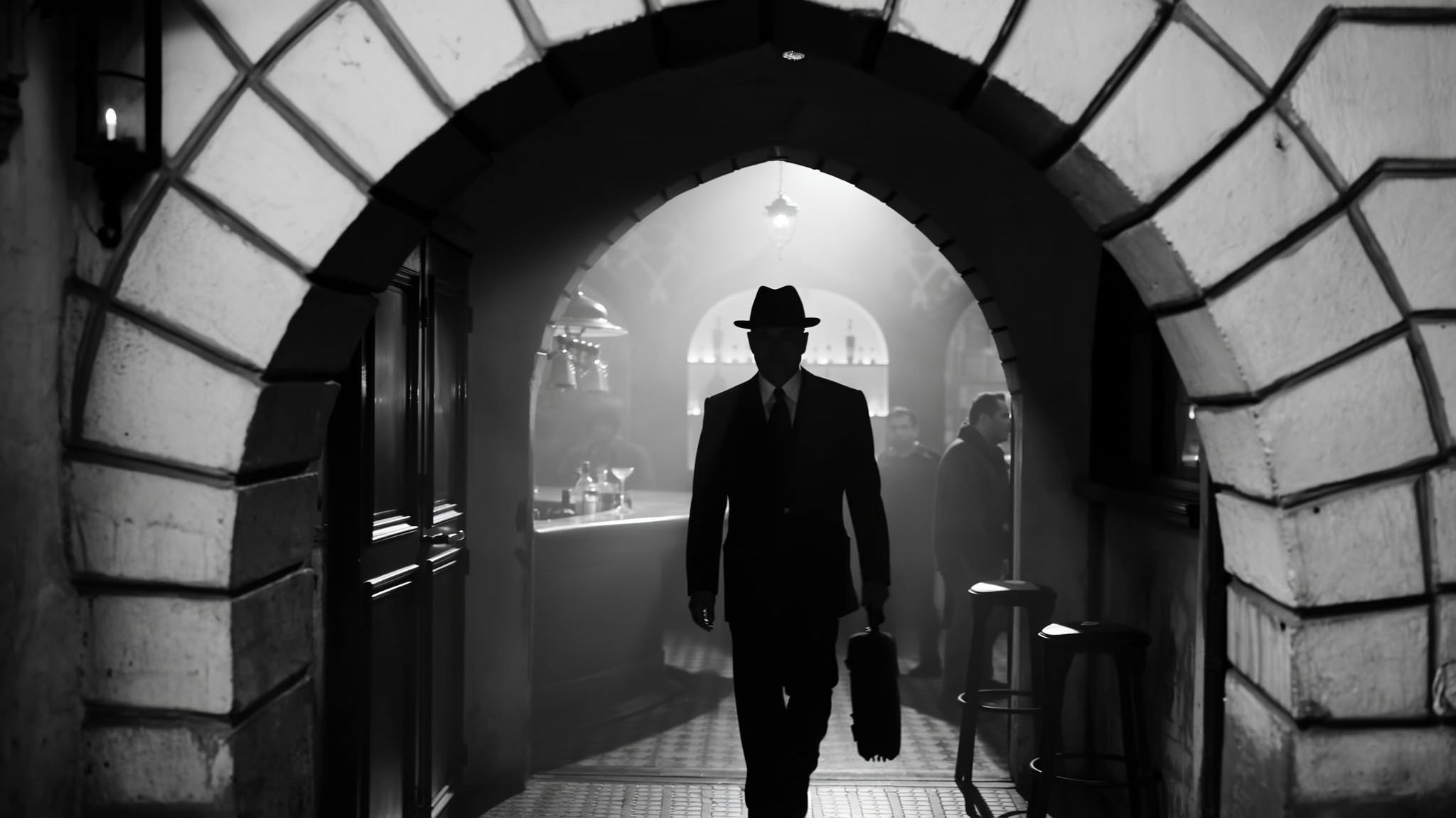 Man — Entrance Silhouette