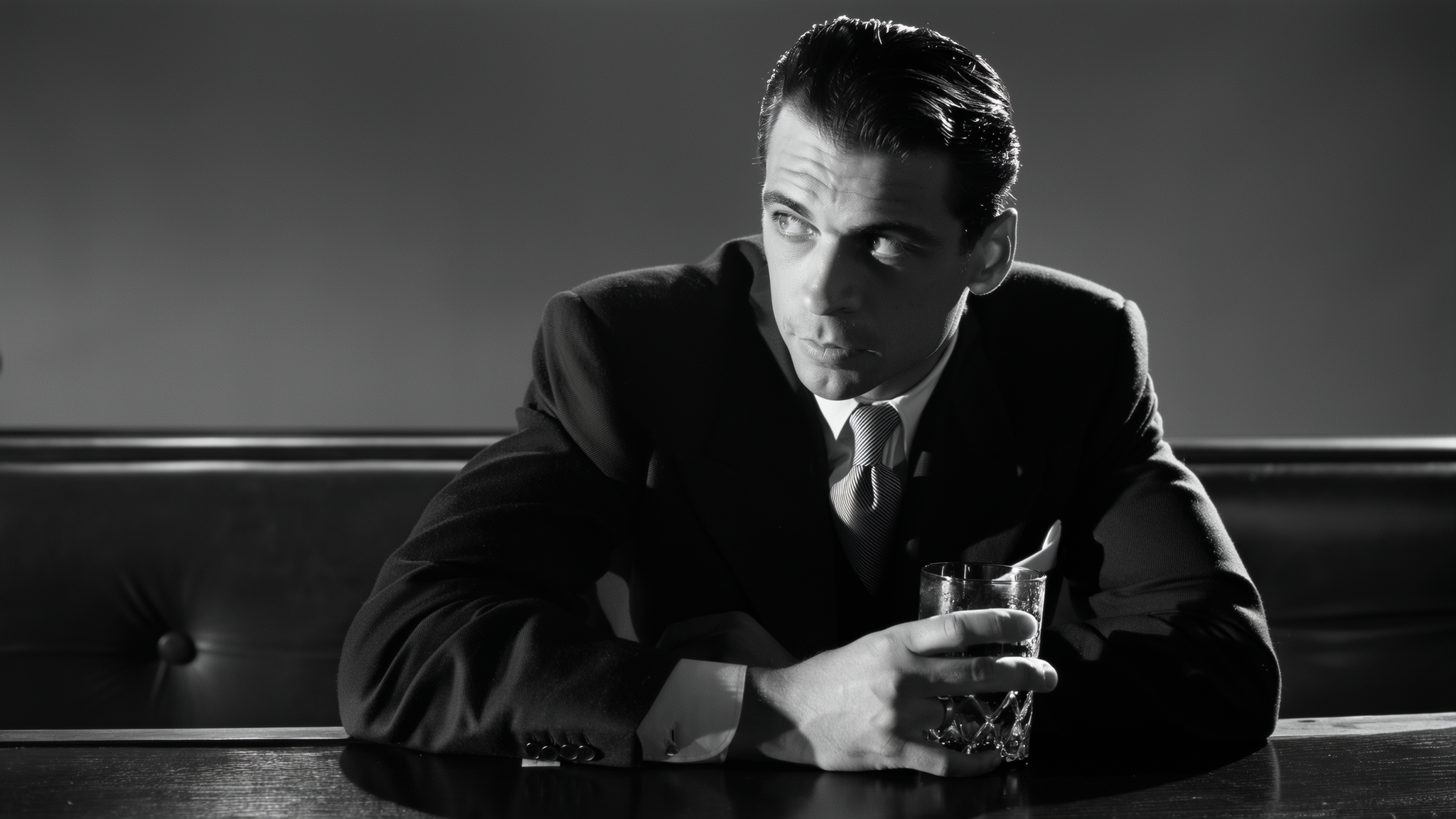 Man — Portrait at Bar